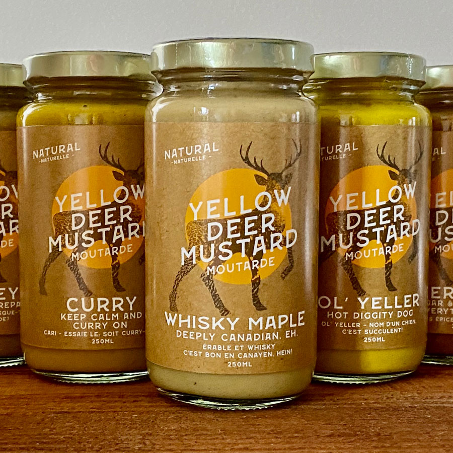 Yellow Deer Mustard | Gourmet mustards from Vancouver Island, B.C.